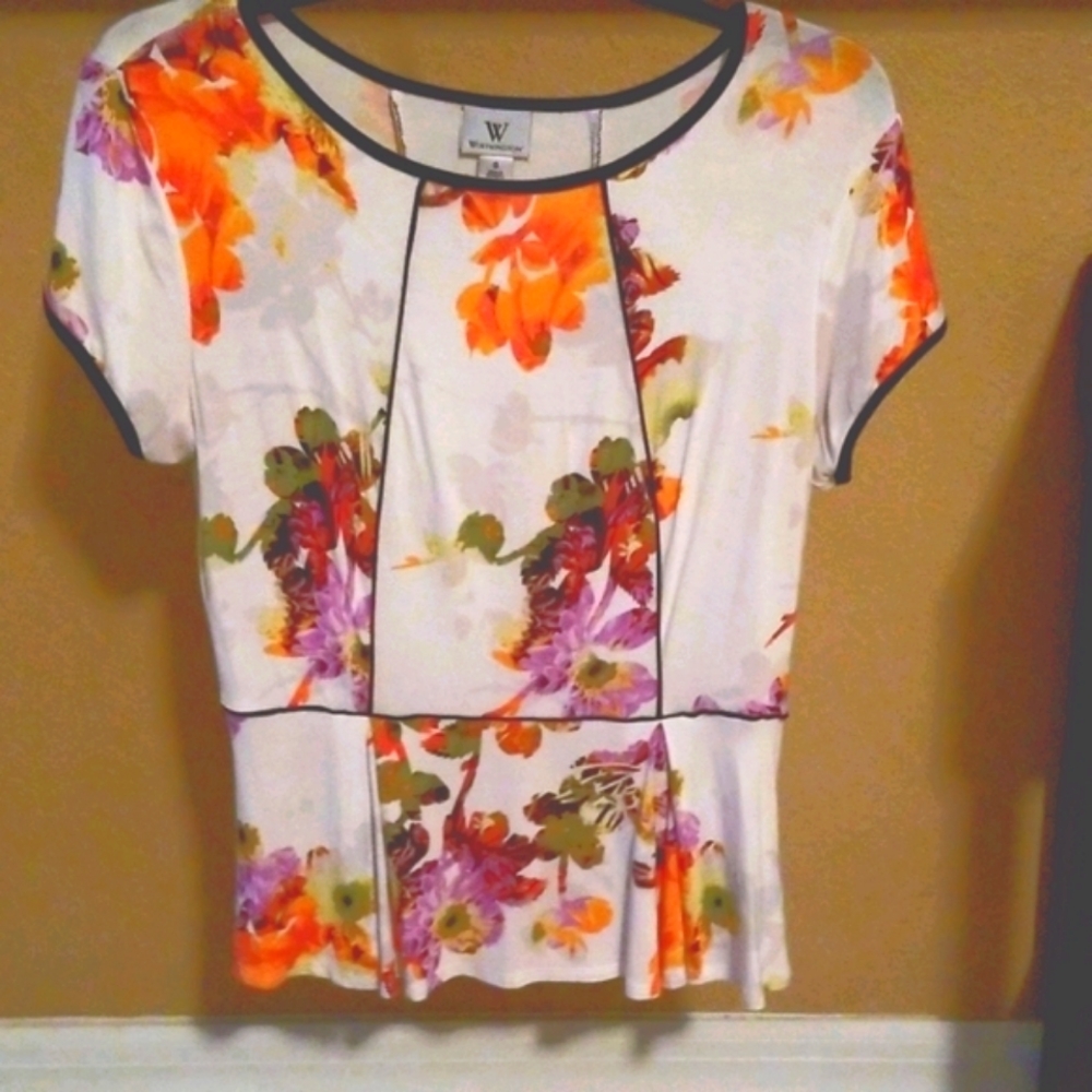 Worthington flowery top